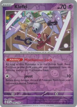 Scarlet & Violet Klefki #96/198 reverse holo